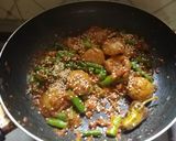 A picture of step 5 of Beans Dhokli.
