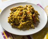 Foto del paso 9 de la receta: Paella de pollo con pimientos