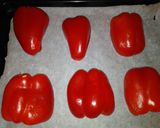 Foto del paso 1 de la receta Pimientos rellenos Tex Mex. Con carne picada y verduras