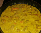 Foto del paso 6 de la receta: Tabulé y pollo al curry con coco