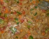 A picture of step 2 of Cold chicken bread cake #Ramadankitayari.