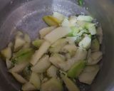 A picture of step 1 of Khatti Meethi Kairi ki chutney.