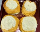 A picture of step 1 of Cheesy veg pockets buns.