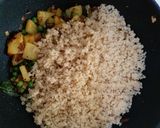 A picture of step 11 of Quinoa poha.