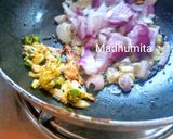 A picture of step 8 of Palak Veggies and Urad dal Bodi Tarkari.