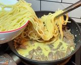 Foto langkah ke 5 dari resep Saffron Beef Pasta.