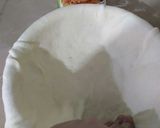 A picture of step 13 of Dajjad khubus pilaf without oven.