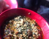 A picture of step 8 of Signature Egusi soup.