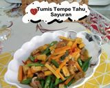 Foto langkah ke 3 dari resep Tumis Tempe Tahu Sayuran.