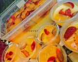 Foto langkah ke 5 dari resep Puding sutra tuty fruity.