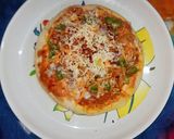 મિક્સ વેજીટેબલ પીઝા 🍕 [Mix Vegetables Pizza Recipe in Gujarati] રેસીપી સ્ટેપ9ફોટો