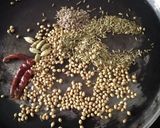 A picture of step 2 of Ghughni Chaat.