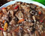 Foto langkah ke 4 dari resep Tumis Jamur Sawit Pedes Gila.