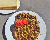 Foto langkah ke 4 dari resep 665. Roti Waffle Keju.