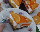 عکس مرحله 2 از دستور چیز کیک پرتقالی🍊