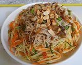 Hình bước làm 3 của món Gỏi Xoài Nấm Kim Châm