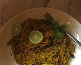 A picture of step 4 of Mandi rice.