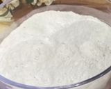 A picture of step 1 of Kuttu ki aloo puri (buckwheat).