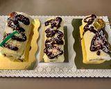 Une image de l'étape 5 de Bûche crème mousseline à la clémentine.