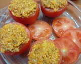 Töltött paradicsom és paprika recept fázis 3 fotója