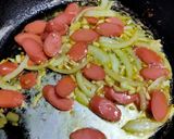 Foto langkah ke 3 dari resep Pokcoy Sosis Saos Tiram.