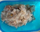 Foto langkah ke 1 dari resep Pepes udang kelapa.