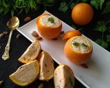 A picture of step 8 of "Orange Kulfi Wedges".