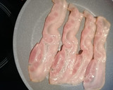 Foto del paso 2 de la receta: Tortilla wraps hack de bacon y queso (quesadillas)