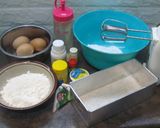 Foto langkah ke 1 dari resep Bolu Lapis Talas.