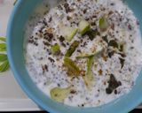 A picture of step 4 of Pears curd with chia seeds.