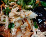 泡菜拌腐竹雞絲小黃瓜的食譜步驟4照片