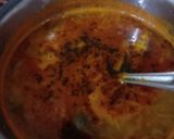 A picture of step 4 of Drumstick dal.