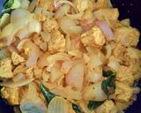 A picture of step 3 of Soya masala.