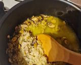 عکس مرحله 4 از دستور پلو مخلوط قارچ و گوشت 🍄🍚