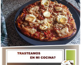 Foto del paso 16 de la receta: Coca salada con escalivada, huevo duro, atún... (con lo que prefieras)