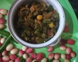 Lady finger with onion and karonde(karissa carandas) recipe step 4 photo
