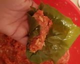 Pas rețetă Sarmale cu carne tocată de pui și vită în foi de viță și foi de varză murată, la cuptor 8 fotografie
