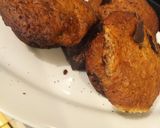 Φωτογραφία βήματος 4 της συνταγής Muffins μπανάνα με γιαούρτι και κουβερτούρα ♠️💜