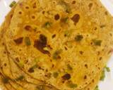 Spring onion parathas recipe step 3 photo