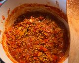 A picture of step 3 of Sunday Lentil Stew.