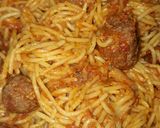 عکس مرحله 2 از دستور اسپاگتی با میت بال