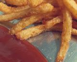 A picture of step 7 of Garlic fries.
