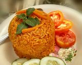 Smokey Nigerian jollof ricematakin girki2 hoto