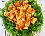 Hình bước làm 2 của món Cải Xoong Và Đậu Hủ Chiên Chay