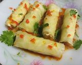 Hình bước làm 5 của món BẮP CẢI CUỘN MỌC (GIÒ) GÀ
