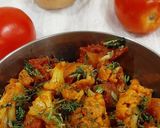 फ्लॉवर बटाटा फ्राय भाजी (Flower Batata Fry Bhaji Recipe In Marathi) रेसिपी स्टेप 5 फोटो 
