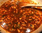 A picture of step 4 of Dandan noodles.