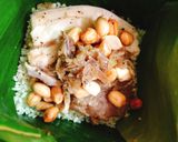 Hình bước làm 8 của món Bánh Chưng Nhân Đậu Phộng