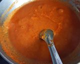 A picture of step 4 of Kaju masala.