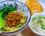 Foto langkah ke 5 dari resep Mie Ayam Jamur A la Bakmi GM.